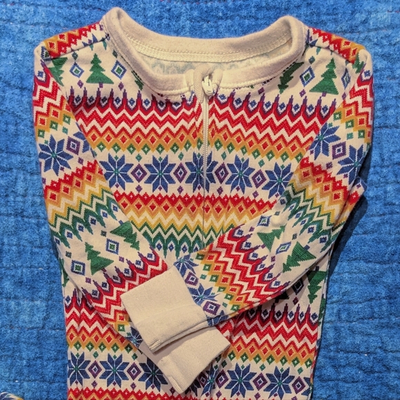 18-24m Fair Isle footed romper - Picture 2 of 5